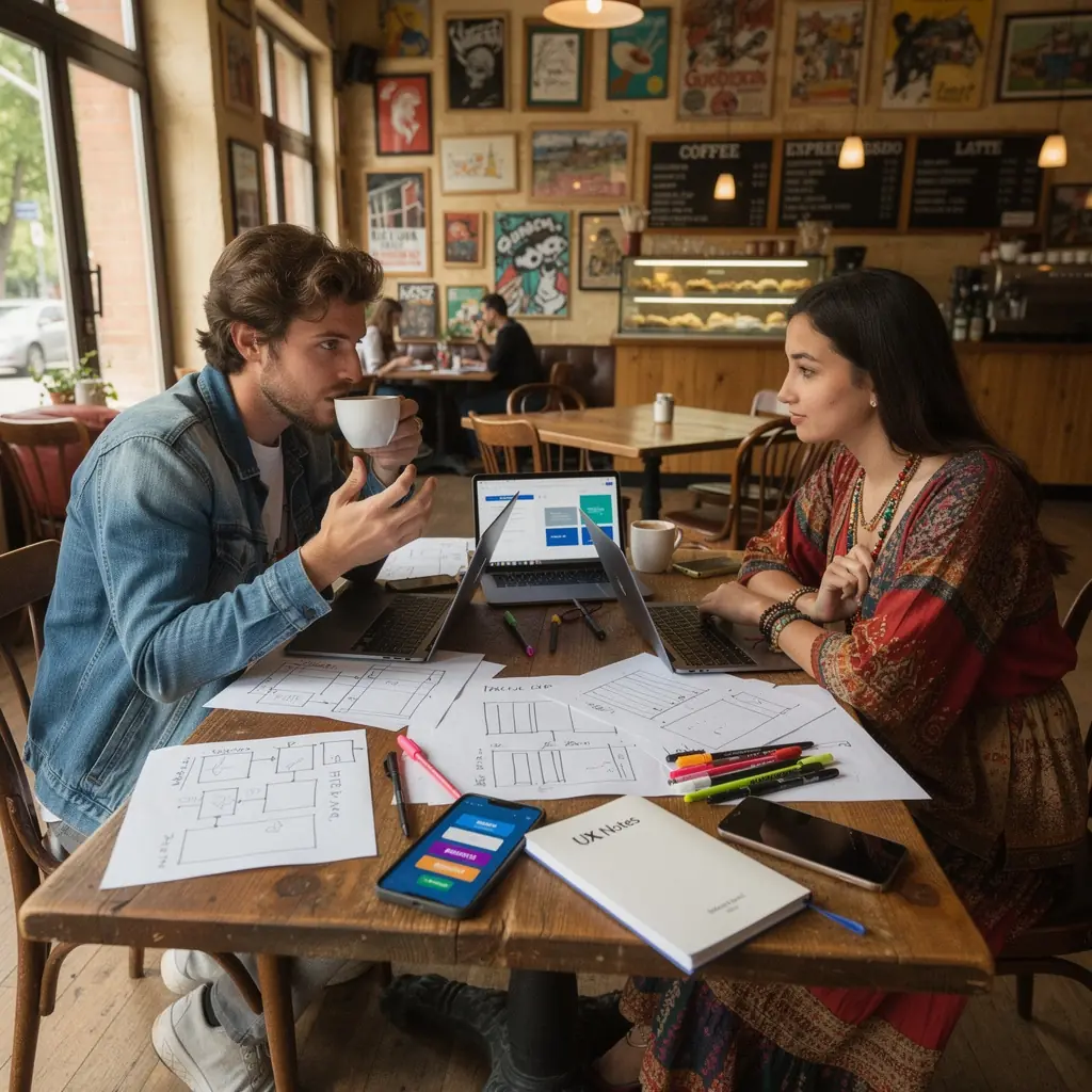 Egy modern logó bemutatása, amely a márkaazonosságot tükrözi.