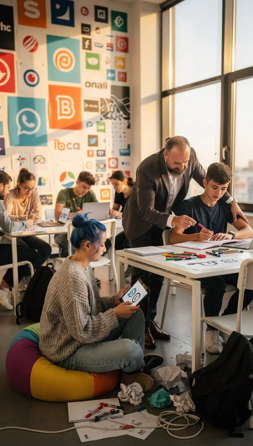 Színes UI/UX dizájn elemek, amelyek a felhasználói élményt javítják.